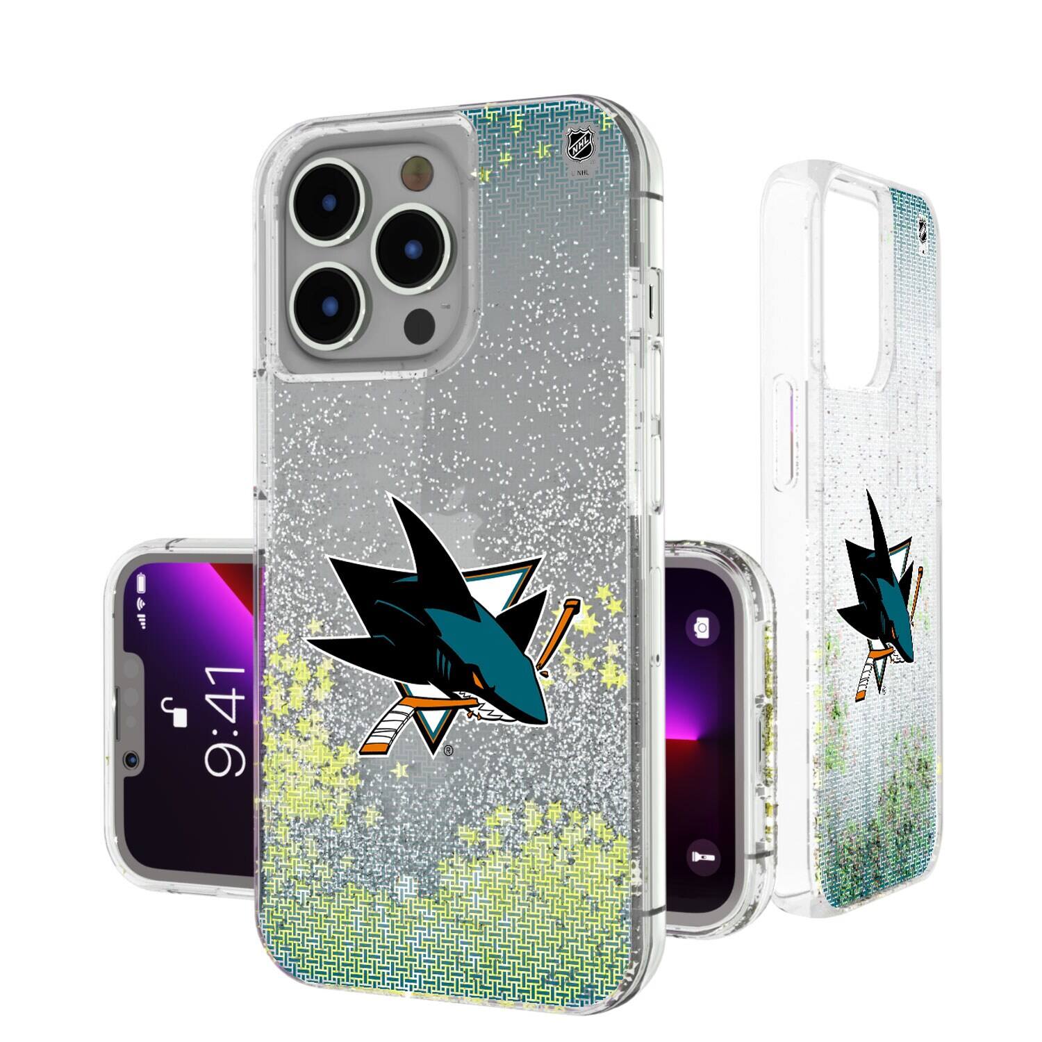 Keyscaper - NHL - San Jose Sharks Linen Logo iPhone Glitter Case - 15 Pro - Multicolor price history on PriceWatchPro