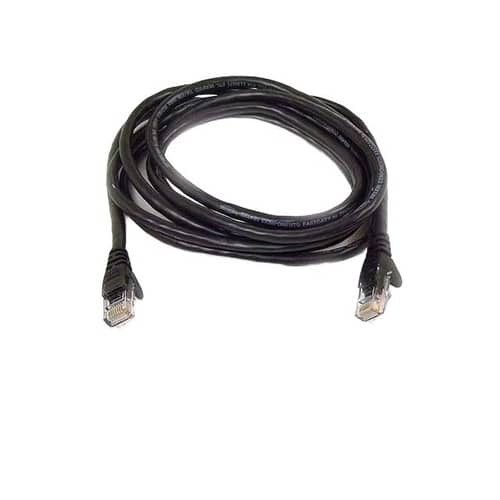 Belkin - A3L980-10-BLK-S 10 Feet Cat6 Snagless Patch Cable - RJ 45 Male - Unshielded Twisted Pair - Black