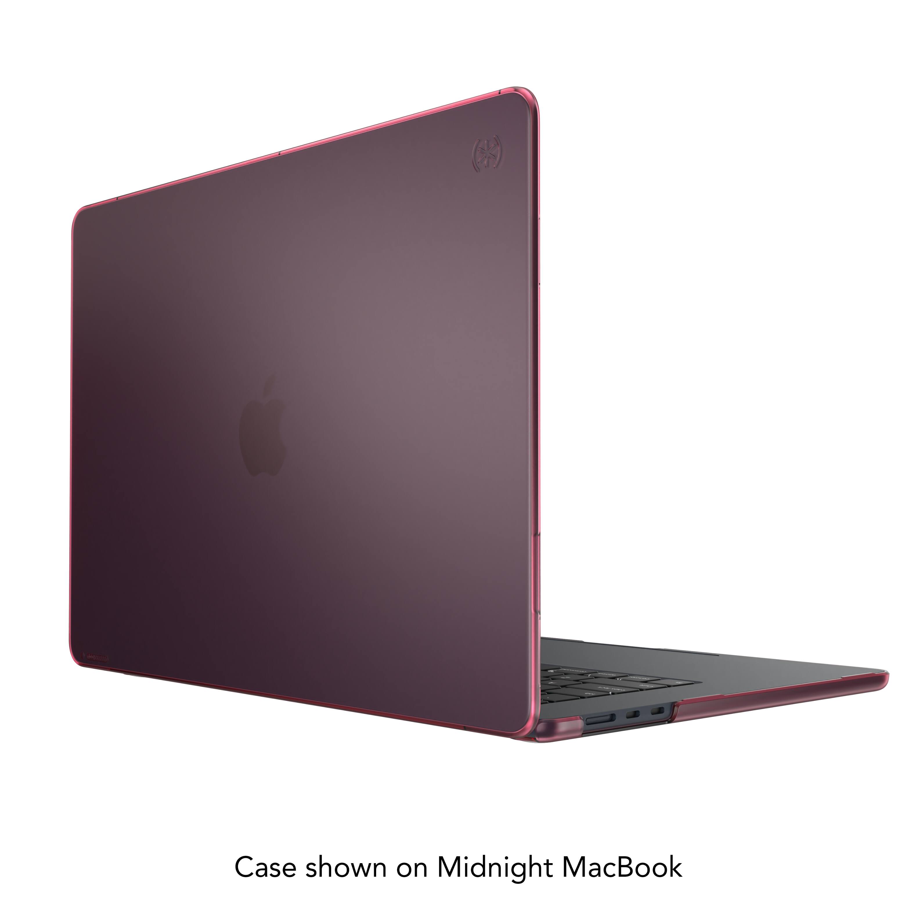 Case shown on Midnight MacBook