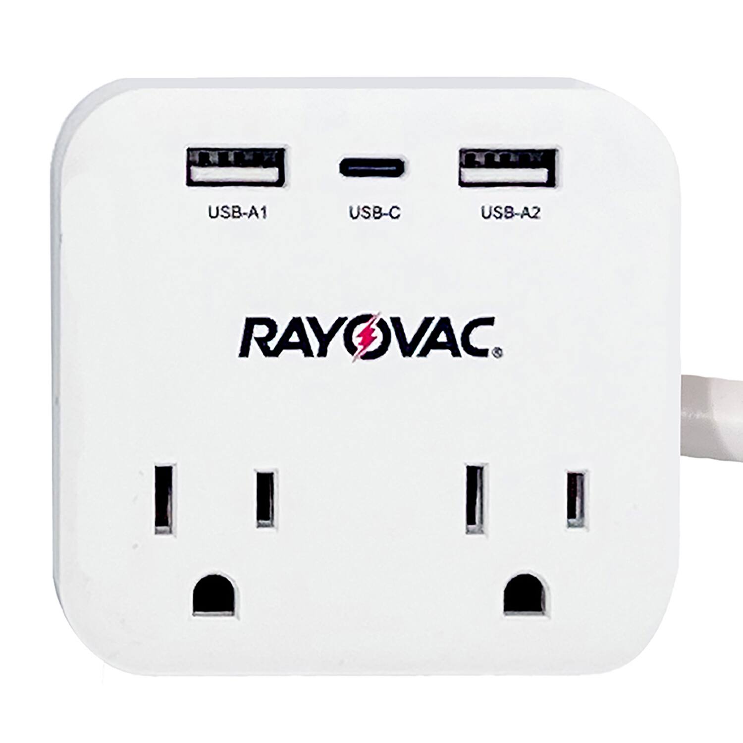USB-A1 USB-C USB-A2 RAYOVAC