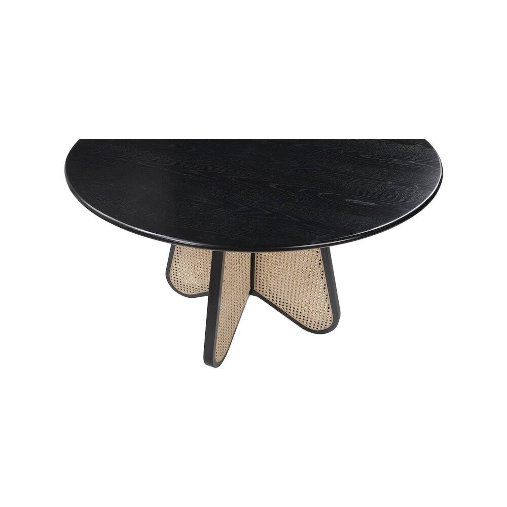 Alt View 3. Meridian Furniture - Butterfly Black Dining Table - Black.
