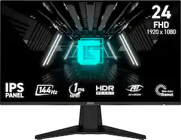 MSI - G242L E14 24" FHD 144Hz 1ms Adaptive Sync Gaming Monitor (DisplayPort, HDMI) - Black