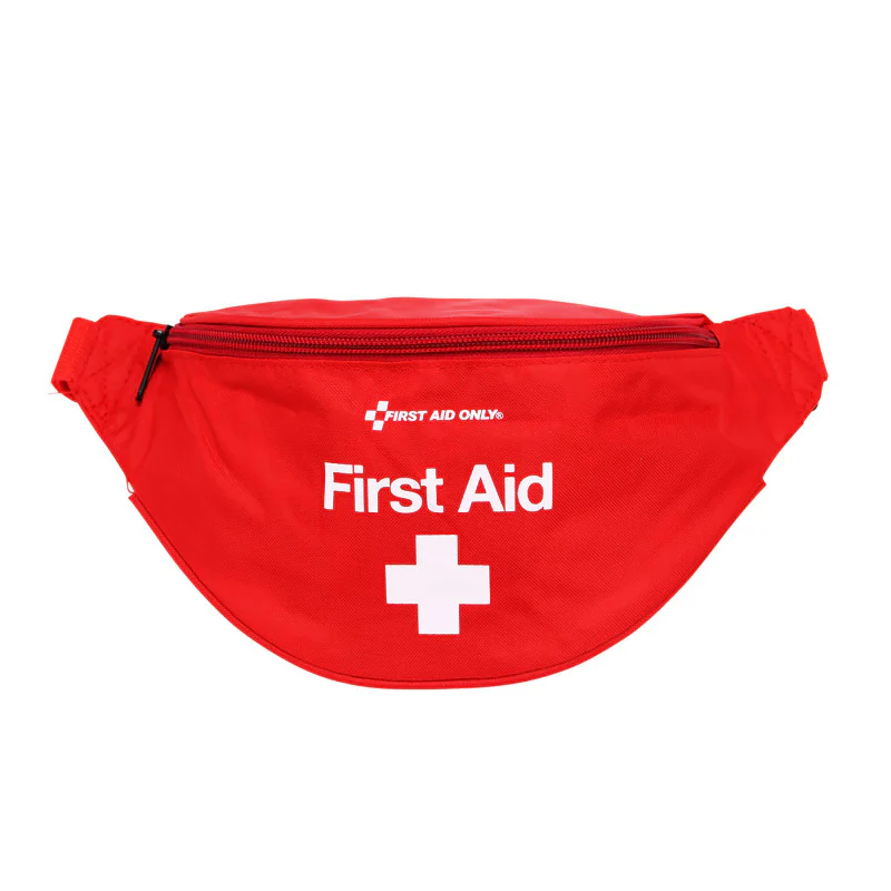 First Aid Only Wearable On the Go Classroom First Aid Kit Red ...