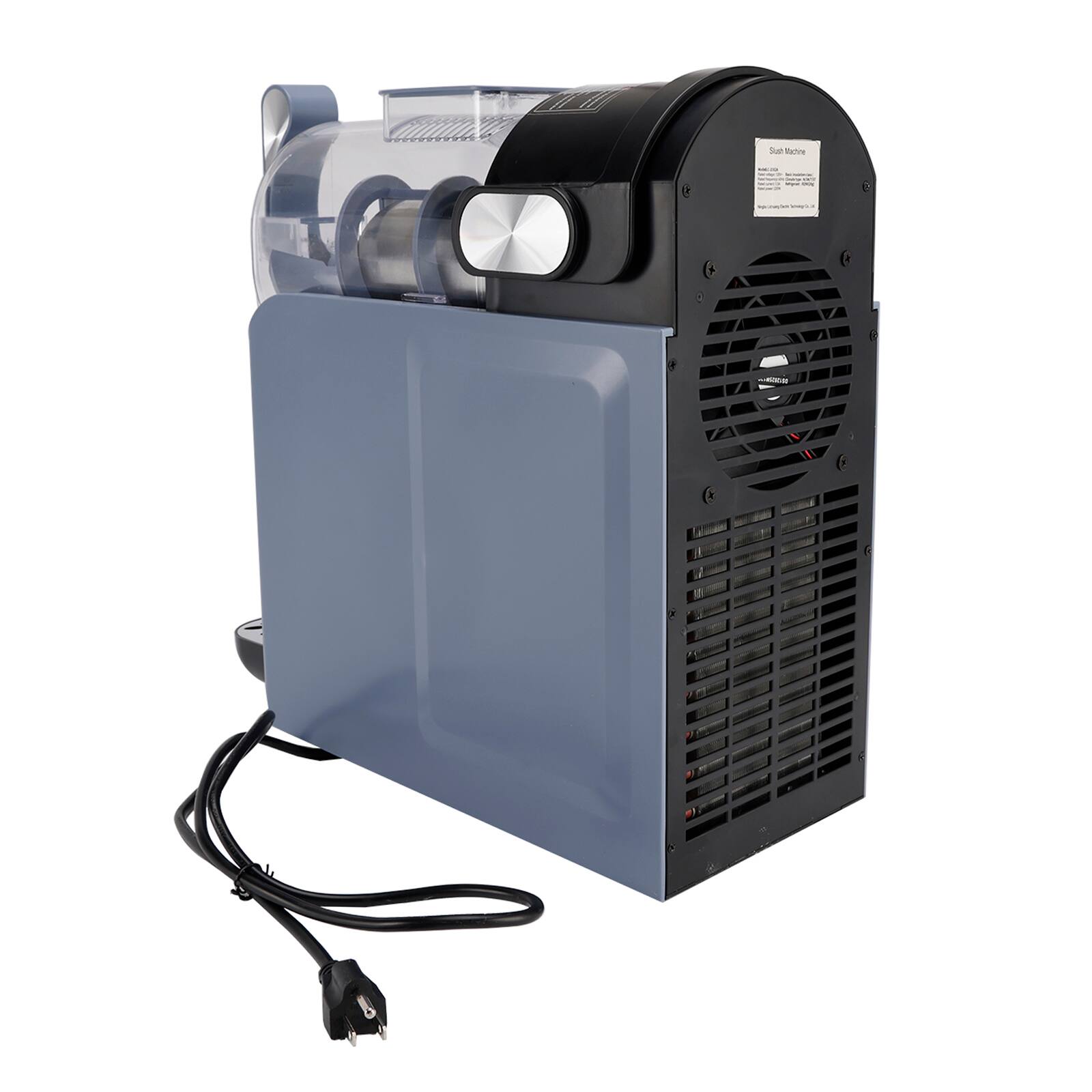 Alt View 9. Topteng - 2L Slushy Machine with 5 Preset Programs -  Auto Clean, No Ice Needed Frozen Drink Maker for Home - Blue.