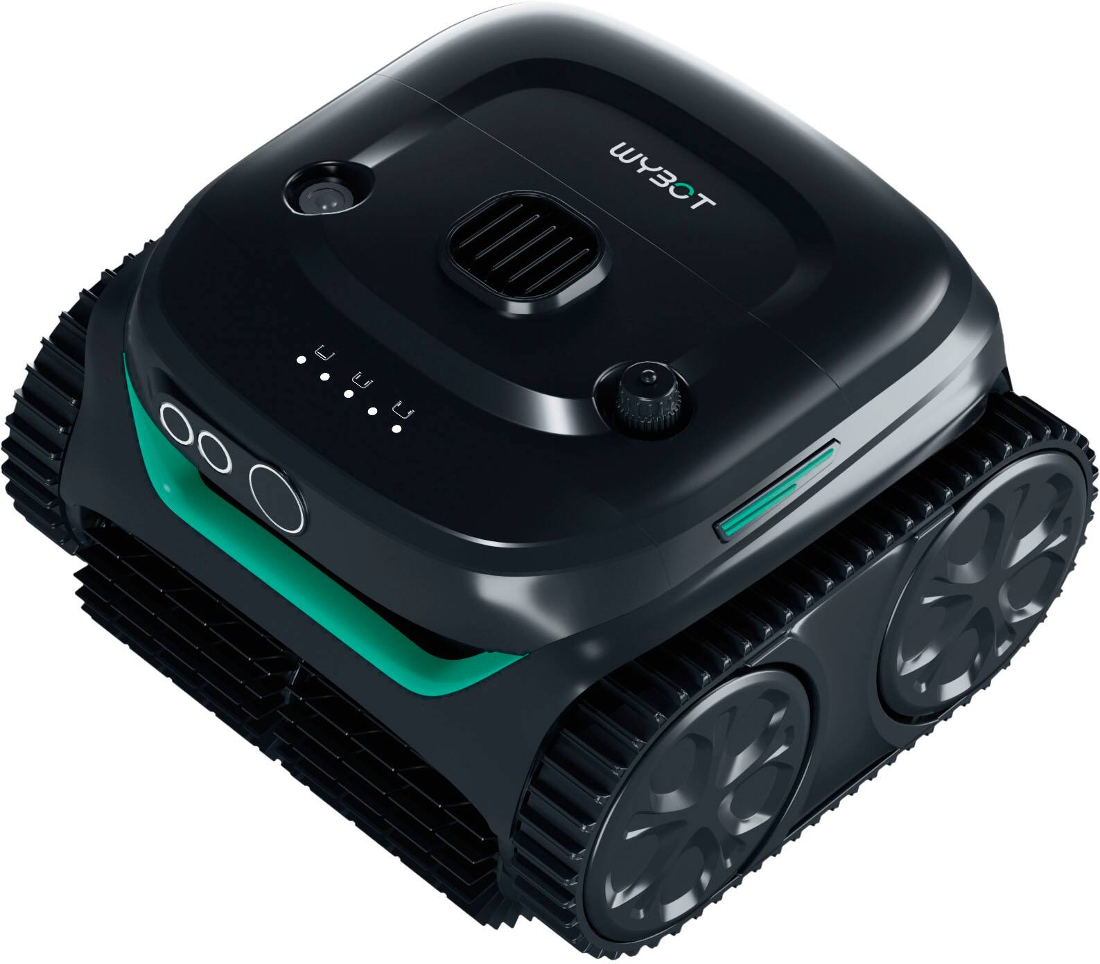 Front. Wybot - C2 Pro Robot Pool Cleaner - Black.