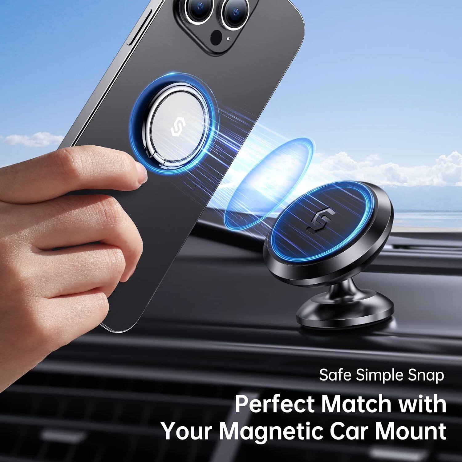LT

Safe Simple Snap  
Perfect Match with Your Magnetic Car Mount