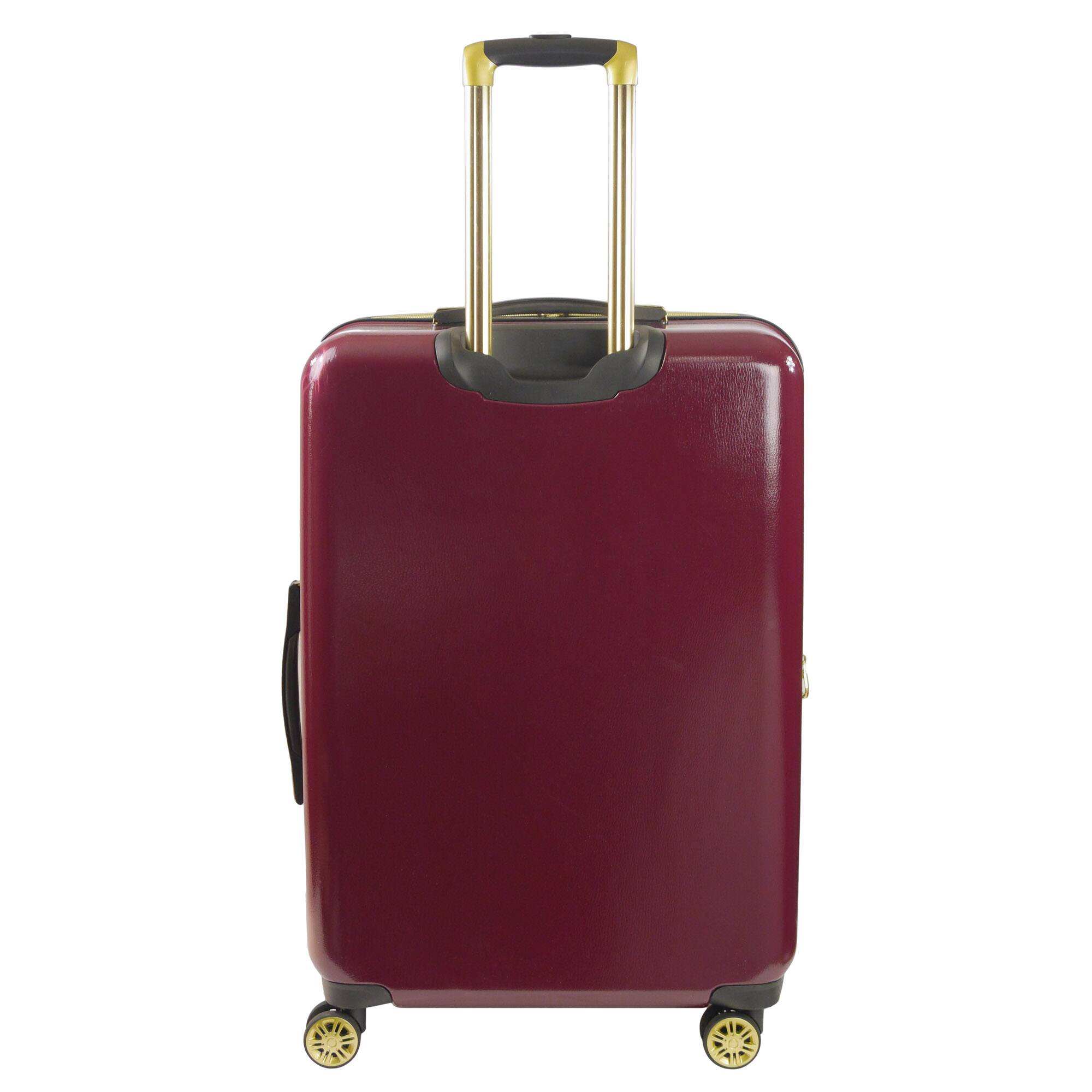 Back. Ful - WB Harry Potter Hogwart Express Hardside Printed Abs 29 Inch Luggage Burgundy - BURGUNDY.