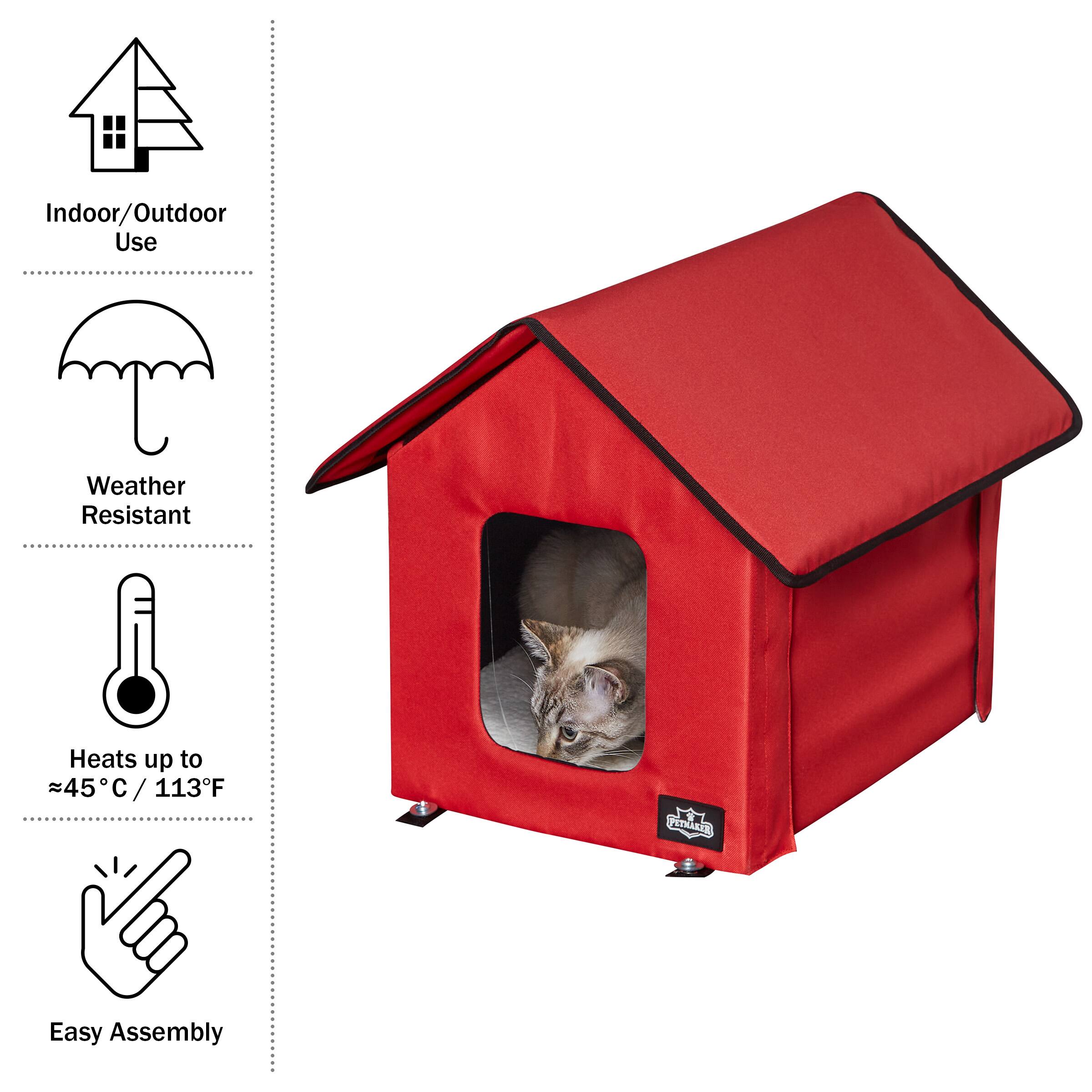 Indoor/Outdoor Use  
Weather Resistant  
Heats up to 45°C / 113°F  
Easy Assembly