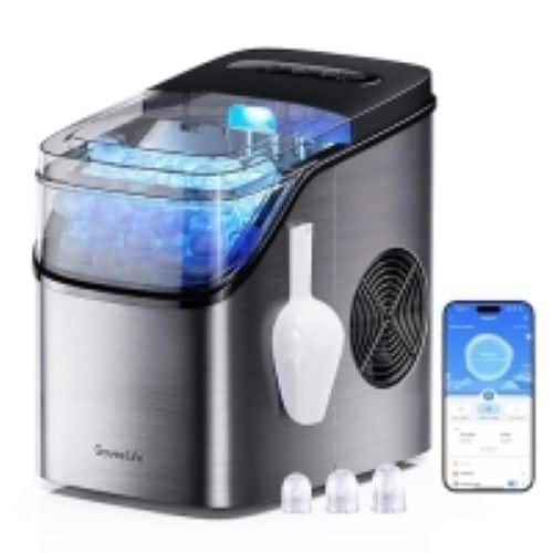 Govee - GoveeLife Smart Countertop Ice Maker 1s（ - Silver