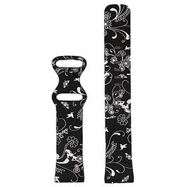 StrapsCo - Graphic Active Band Silicone Rubber Watch Strap For Fitbit Versa 4 (Medium-Long) - Fairies