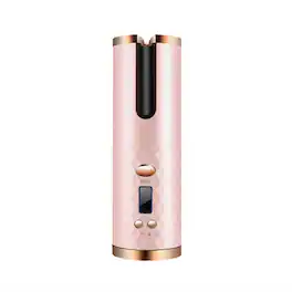 Cluzine - Cordless Automatic Hair Curler, Anti-Tangle, 6-Temp Control, USB Rechargeable, 360° Rotating