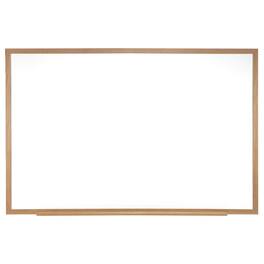 Ghent - Magnetic Porcelain Whiteboard with Wood Frame, 2'H x 3'W