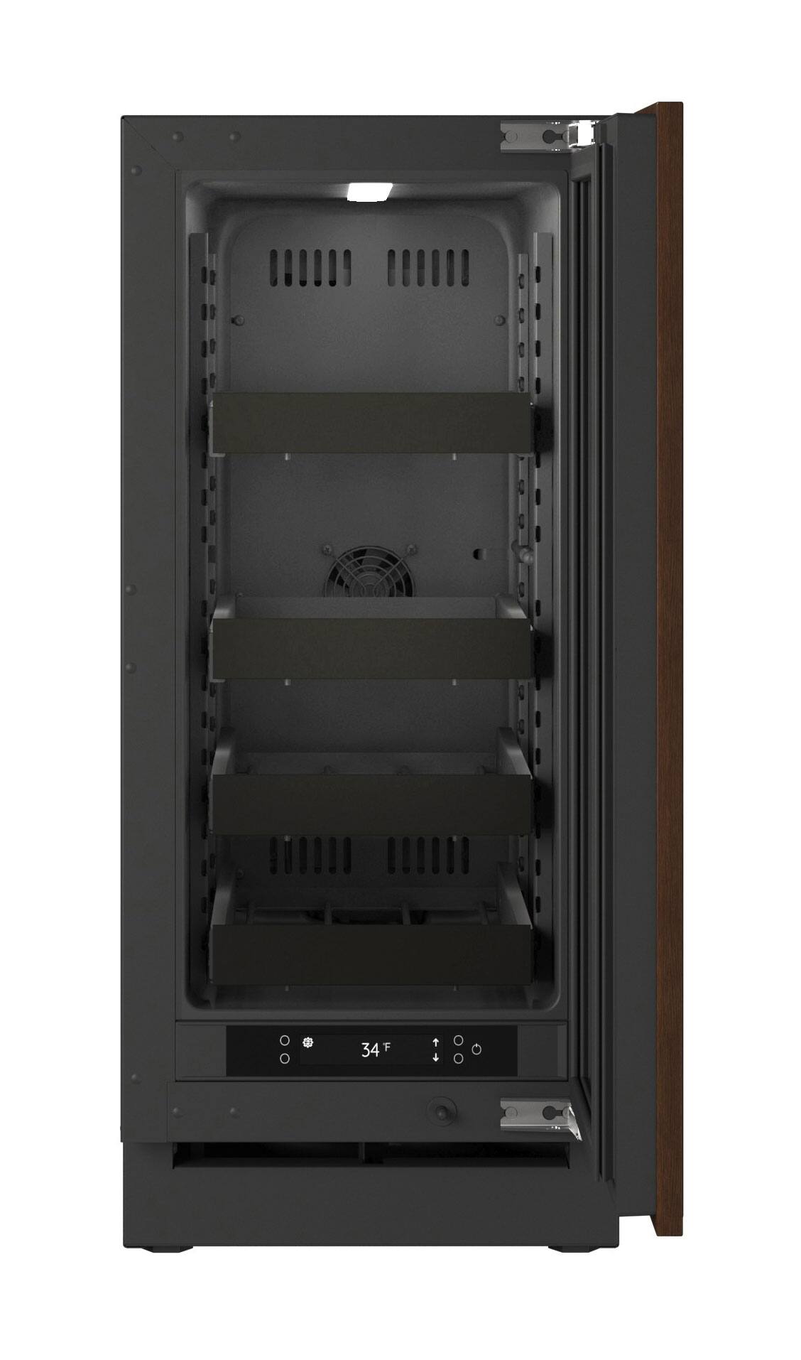 Alt View 1. U-Line - U-Line 15"W. 2.8Cu.Ft. Built-In Beverage Center - Panel Ready - Integrated Solid.