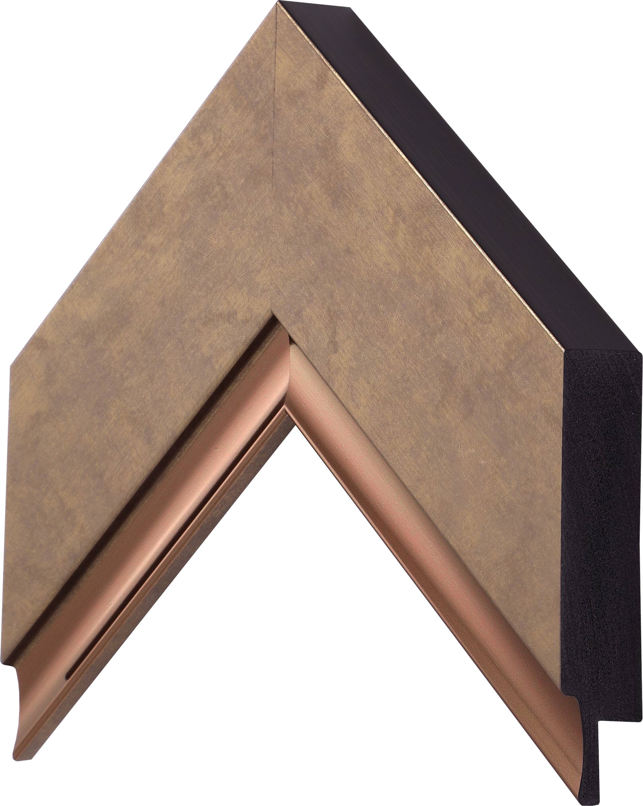 Alt View 14. Deco TV Frames - Premiere Bezel for Samsung the Frame TV - 50" - Contemporary Bronze.