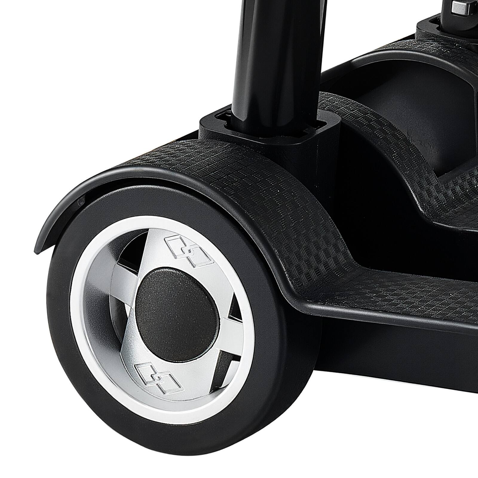 Left. LOVMOR - 110-Lb Folding Hand Truck Platform Cart Dolly for Moving and Transport - Black.