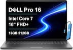 DELL Pro 16
Intel Core 7
16" FHD+
16GB 512GB
