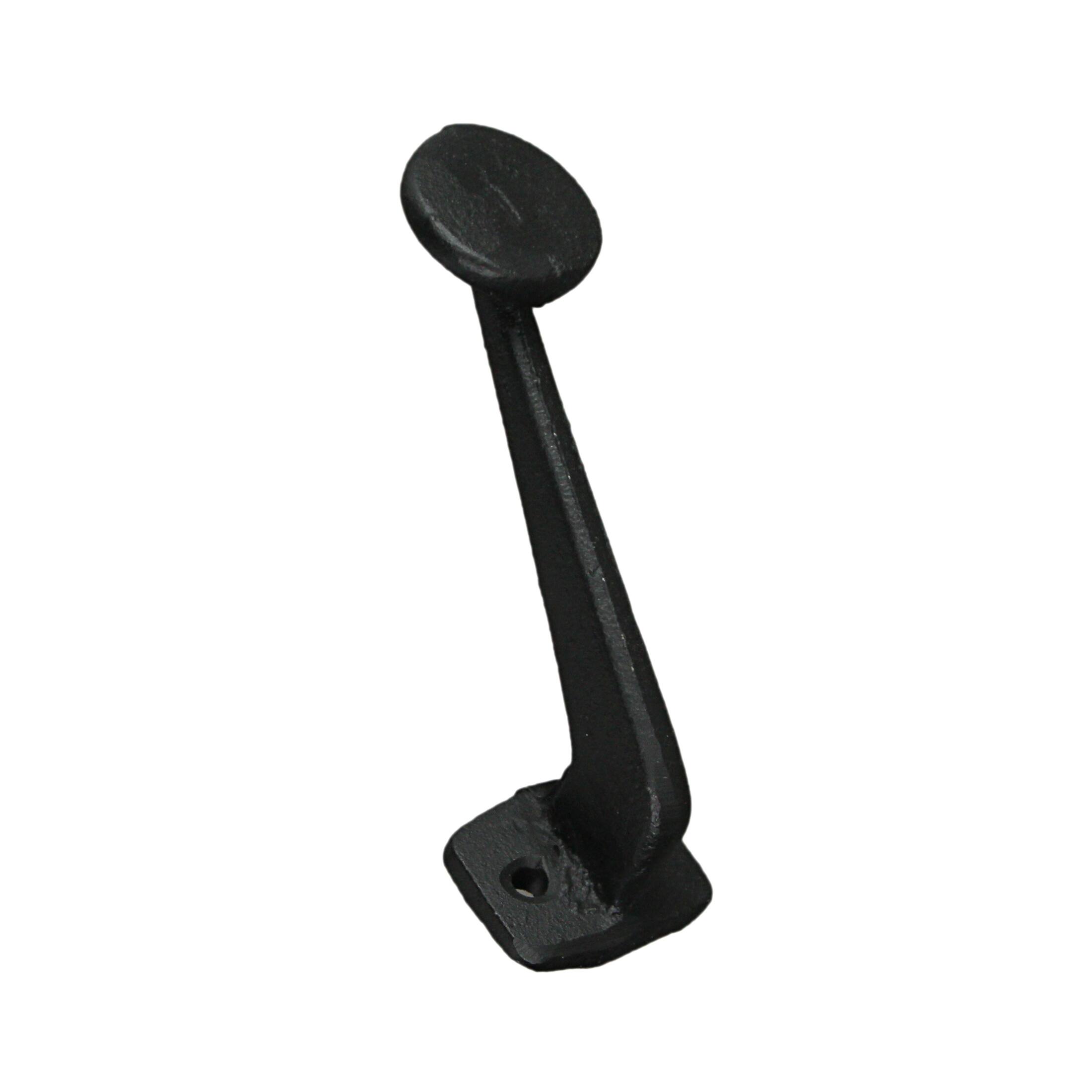 Alt View 1. Things2Die4 - Set of 6 Cast Iron Typewriter Key Button Coat Hooks Wall Mounted Towel Hanging Rack - Black.