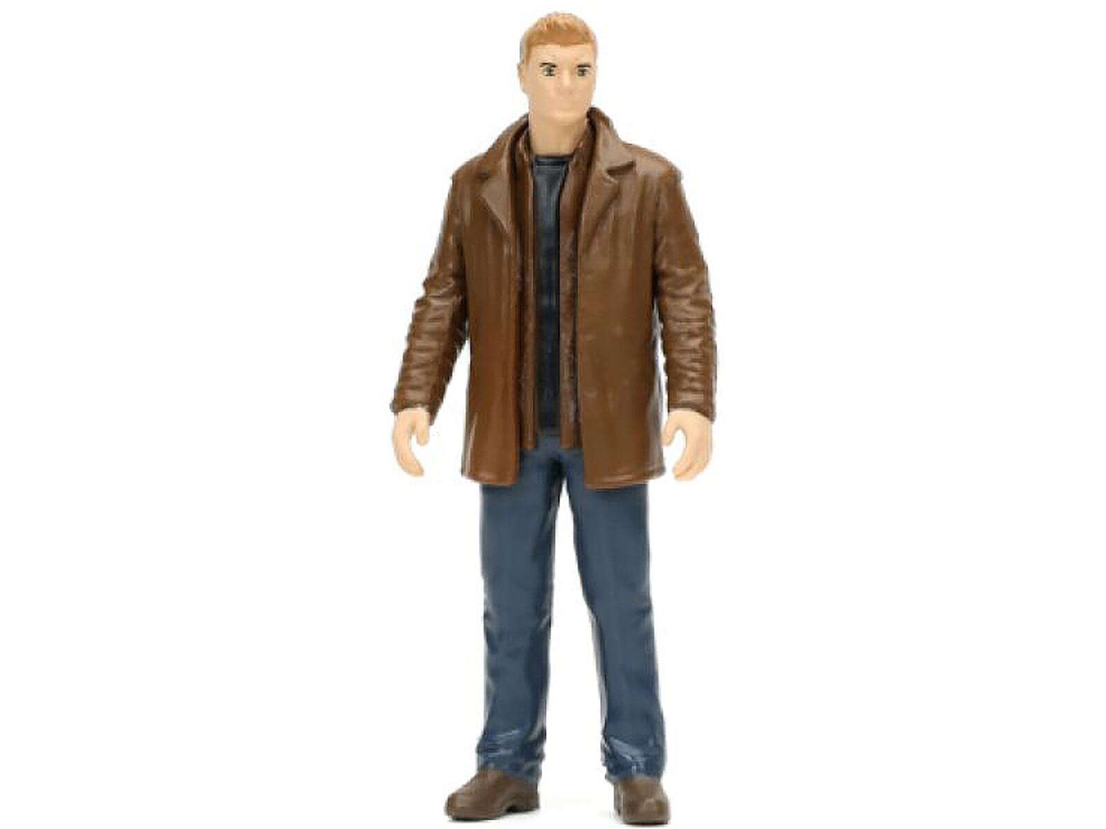 Alt View 1. Jada - 1967 Chevrolet Impala SS Black with Dean Winchester Diecast Supernatural TV Series Hollywood Rides 1/24 - Black.