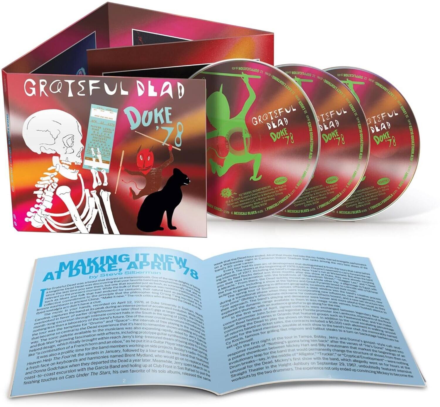 **Grateful Dead Duke '78**

**Making It New at Duke '78**

by Steve Silberman

The Grateful Dead was a band discovering that the music they were making was not just a form of entertainment, but a way of life. The Dead's music was a reflection of their own experiences, and they were constantly evolving and experimenting with new sounds and styles. The band's music was a reflection of their own experiences, and they were constantly evolving and experimenting with new sounds and styles.

The Dead's music was a reflection of their own experiences, and they were constantly evolving and experimenting with new sounds and styles. The Dead's music was a reflection of their own experiences, and they were constantly evolving and experimenting with new sounds and styles.

The Dead's music was a reflection of their own experiences, and they were constantly evolving and experimenting with new sounds and styles. The Dead's music was a reflection of their own experiences, and they were constantly evolving and experimenting with new sounds and styles.

The Dead's music was a reflection of their own experiences, and they were constantly evolving and experimenting with new sounds and styles. The Dead's music was a reflection of their own experiences, and they were constantly evolving and experimenting with new sounds and styles.

The Dead's music