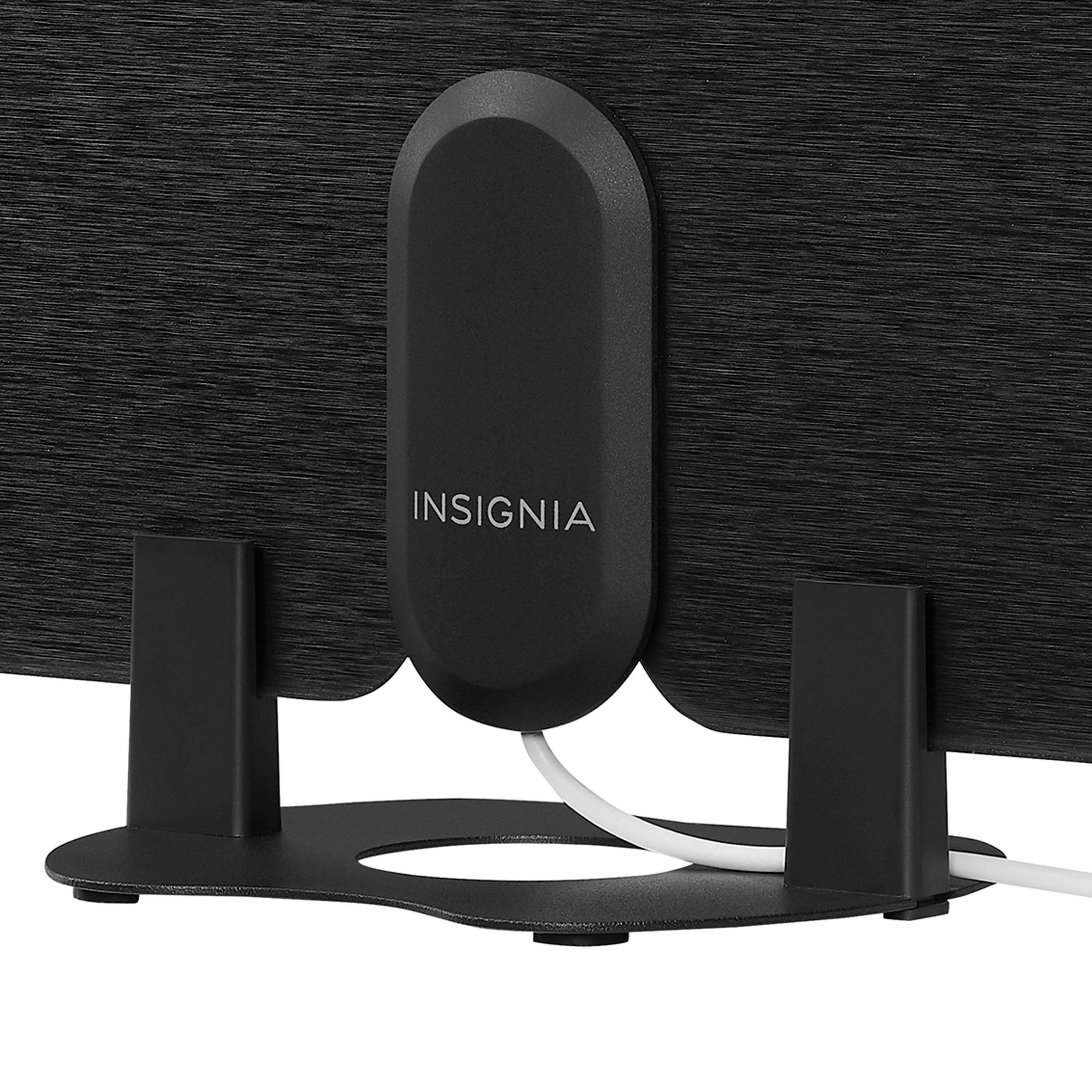 Alt View 12. Insignia™ - Amplified Ultra-Thin Indoor HDTV Antenna with 60-Mile Range - Black/White.