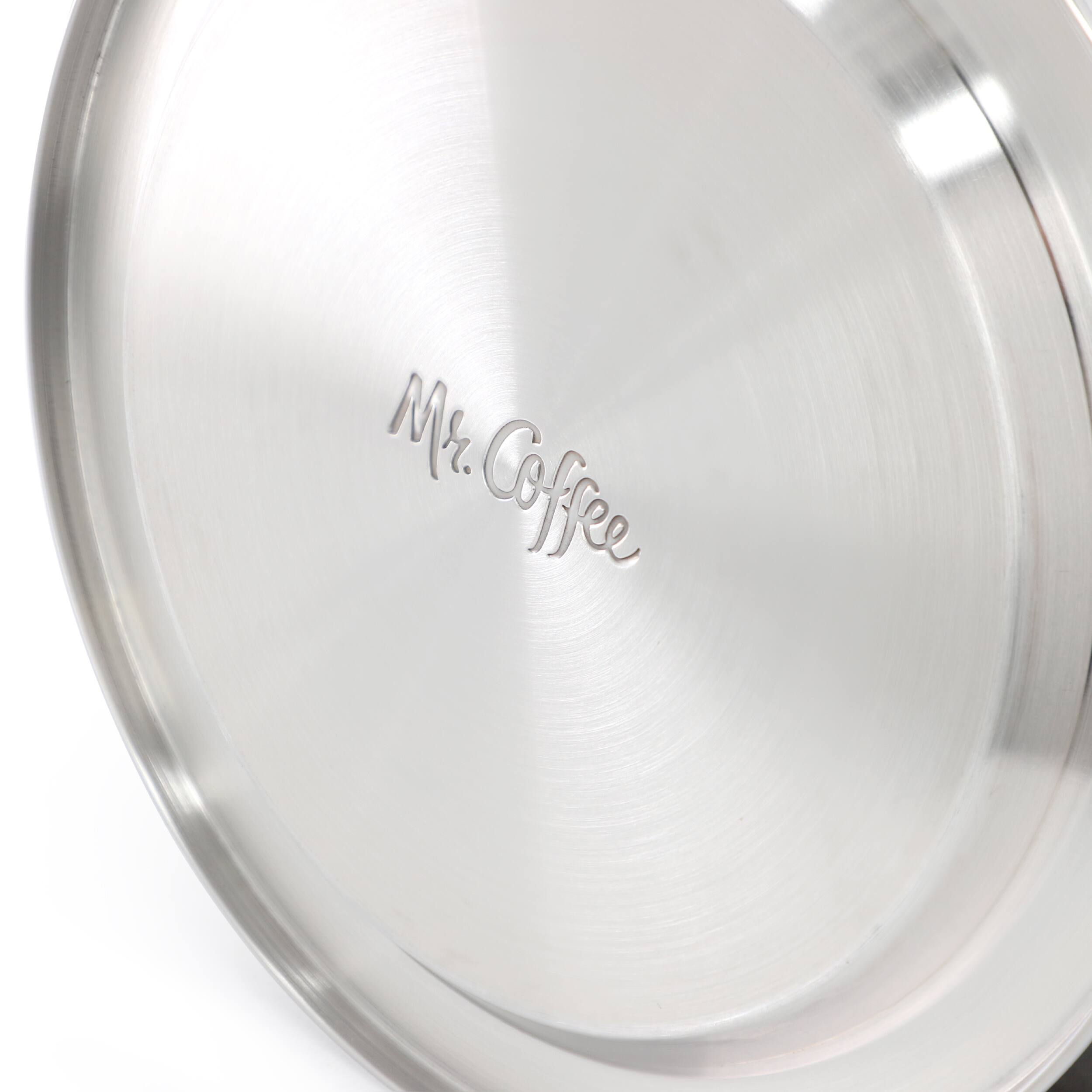 Alt View 4. Mr. Coffee - Mr. Coffee Starsbury 2.1 Quart Stainless Steel Whistling Tea Kettle with Stay Cool Handles - Silver.