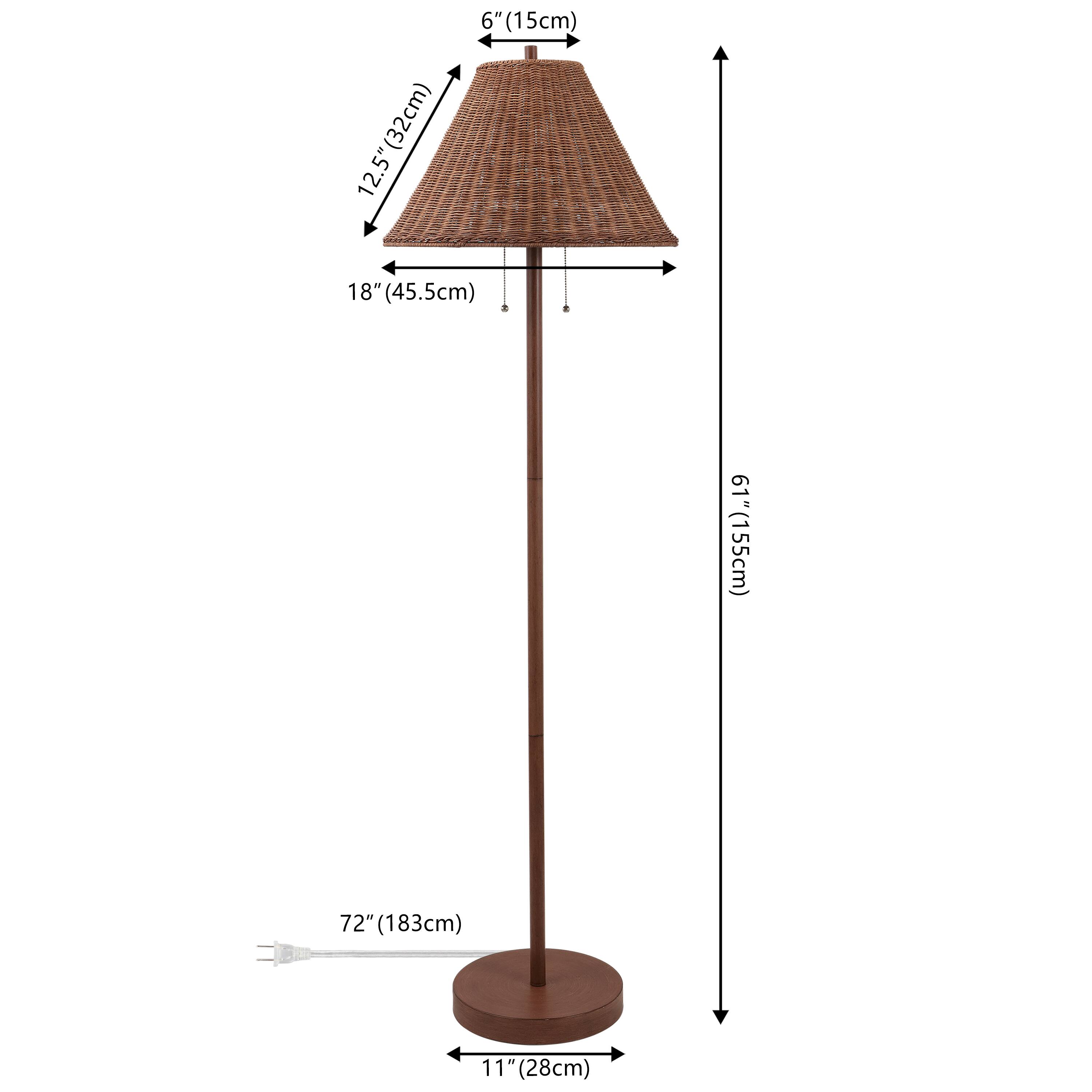 12.5" (32cm)  
12.5"  
6" (15cm)  
18" (45.5cm)  
61" (155cm)  
72" (183cm)  
11"  
11" (28cm)