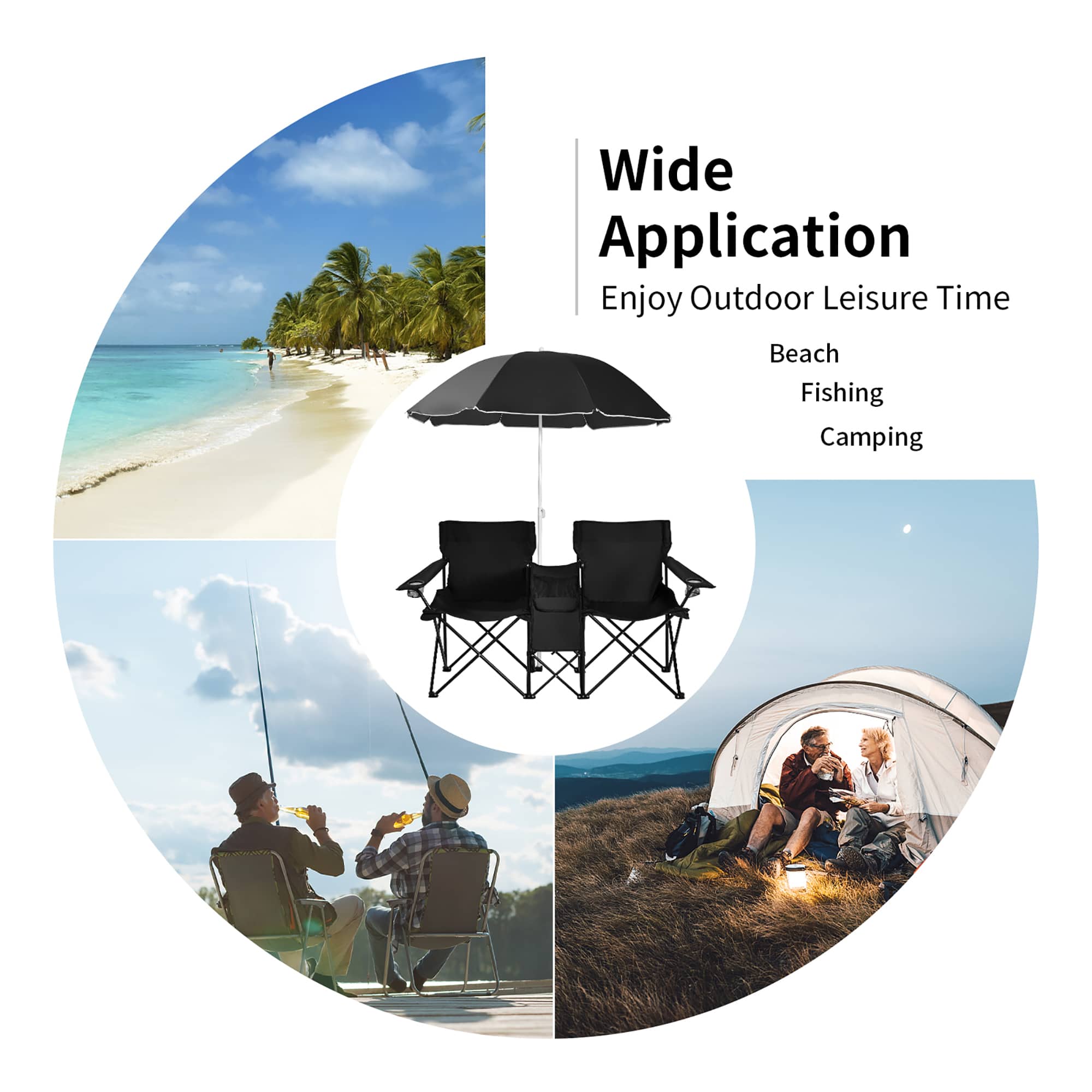 Wide Application Enjoy Outdoor Leisure Time Beach Fishing Camping