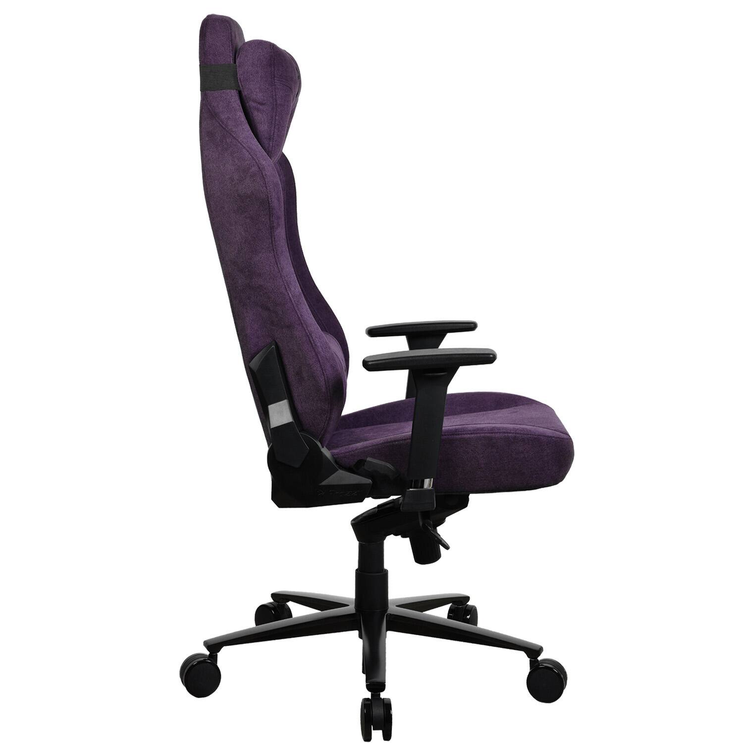 Alt View 15. Arozzi - Vernazza Soft Fabric Gaming Chair - Purple.
