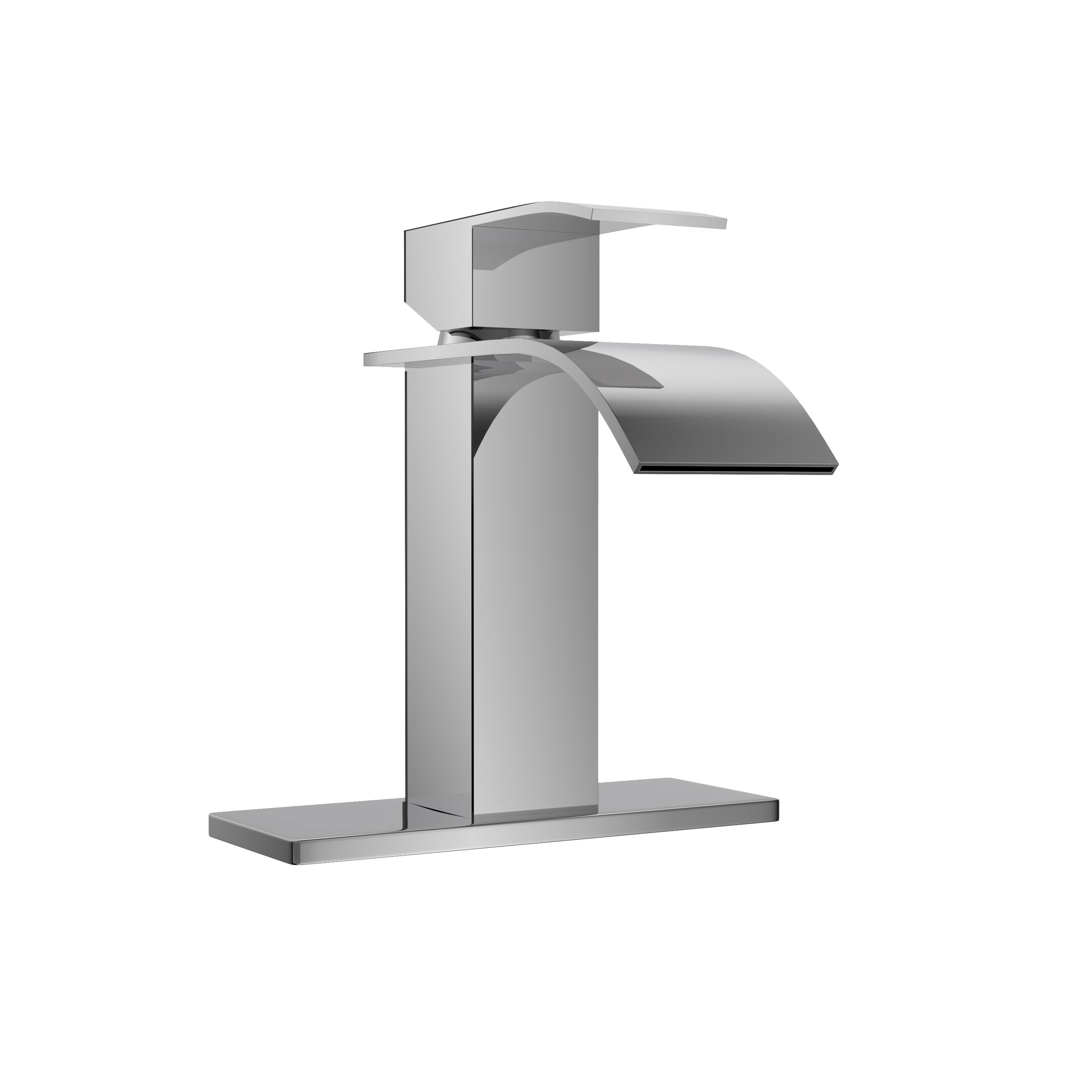 Alt View 3. Bothwa Home - Bothwa Home BF-KTDP1301-CH 6 - Inch Harlow Single Handle Bathroom Faucet in Chrome Finish - Chrome.