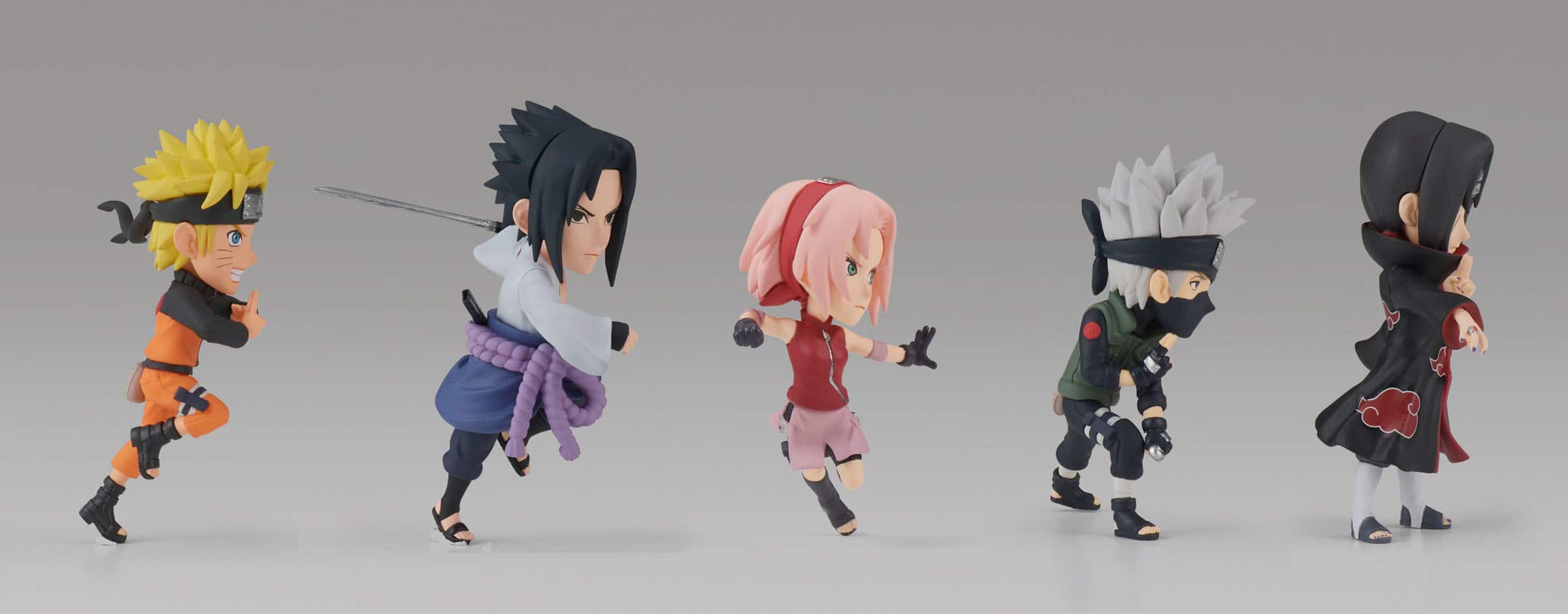 Alt View 1. Bandai - Naruto Shippuden - Banpresto World 2.8" Collectable Figure - Styles May Vary.