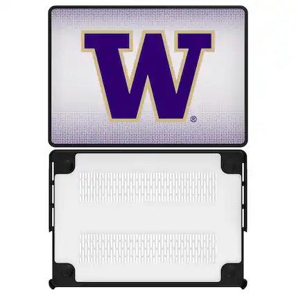 Front. Keyscaper - Washington Huskies Linen MacBook Case - Pro 14 in - Multicolor.