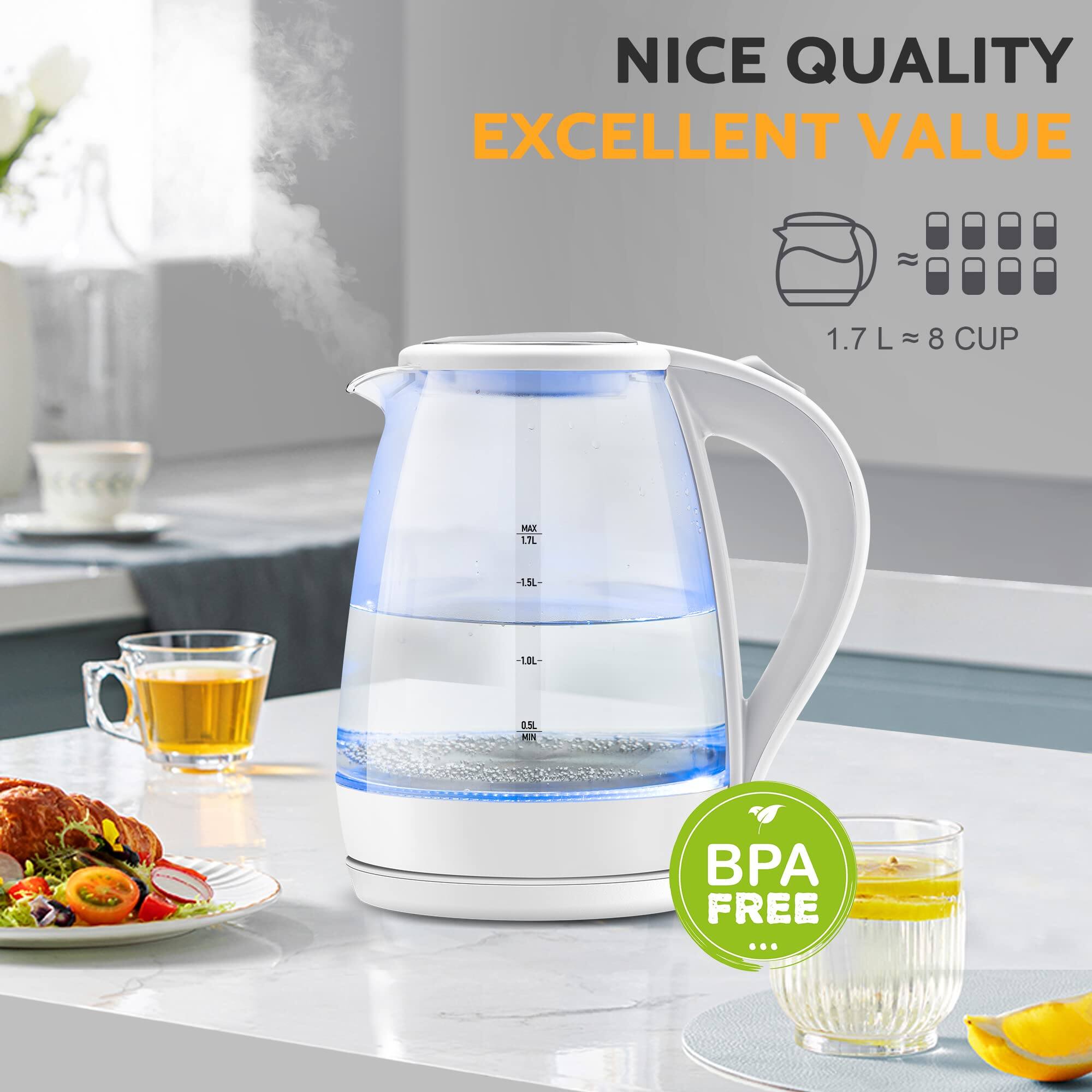 NICE QUALITY EXCELLENT VALUE 1.7 L=8 CUP BPA FREE