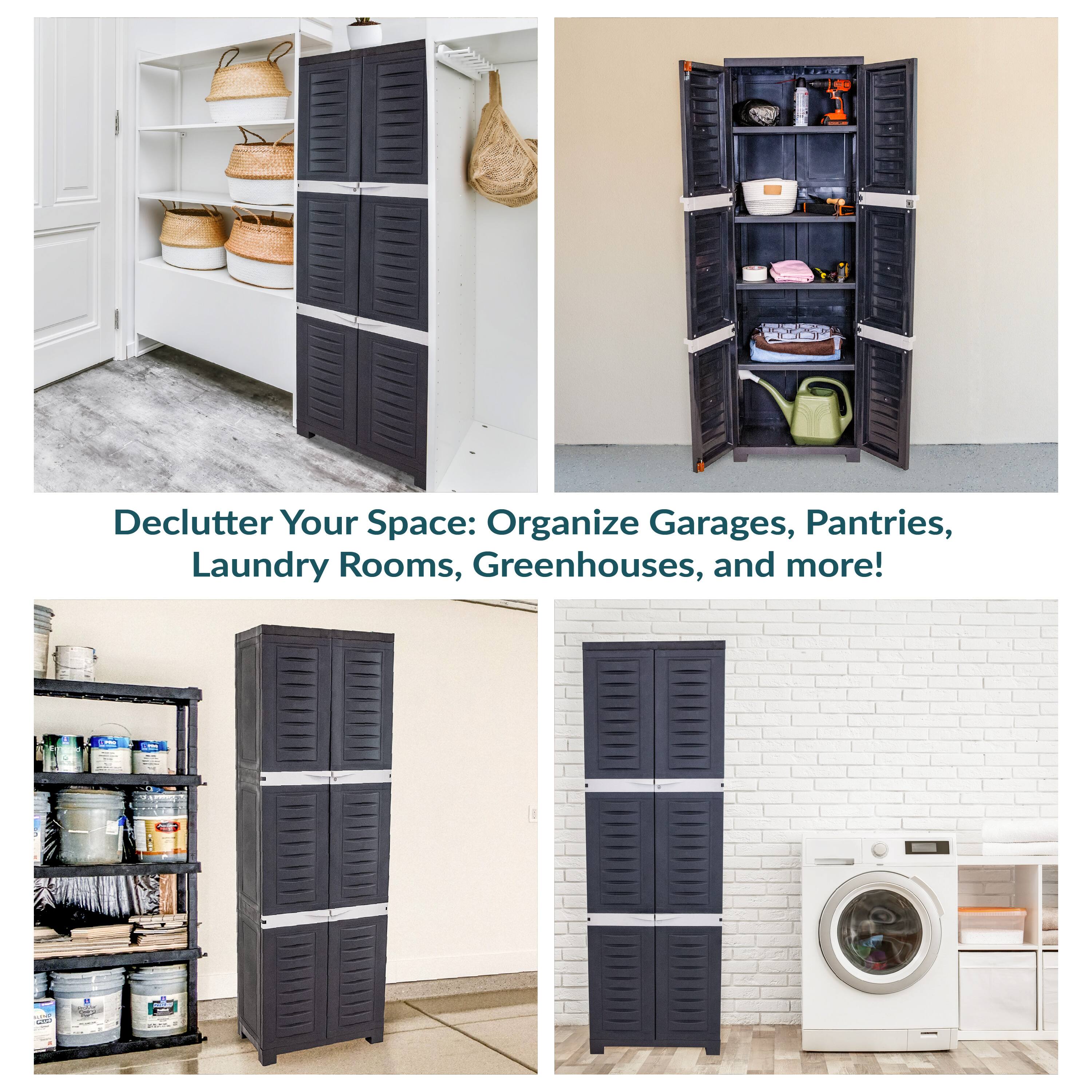 Declutter Your Space: Organize Garages, Pantries, Laundry Rooms, Greenhouses, and more!