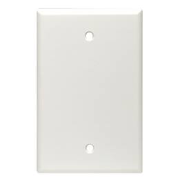 Leviton - 1 gang Thermoset Plastic Blank Wall Plate 1 pk - White