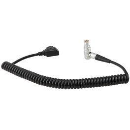 CAMVATE - Coiled D-Tap to Right-Angle 4-Pin Power Cable for Canon C200/C300 Mark II Camera