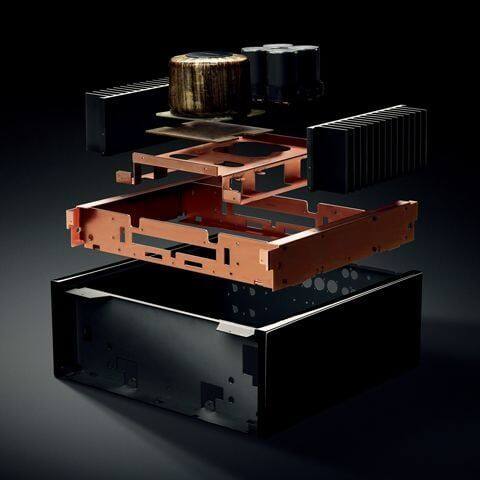 Alt View 1. Yamaha - Yamaha A-S3200BL Integrated Amplifier - Black (2020).