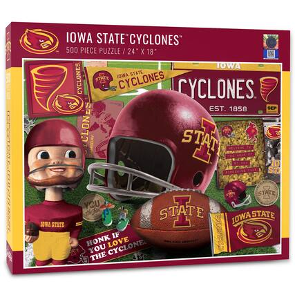 Iowa State Cyclones
500 Piece Puzzle / 24" x 18"
Iowa State Cyclones
Est. 1858
Welcome to the Home of 61,500 Screamming Fans
HONK IF YOU LOVE THE CYCLONES
You the Fan
Iowa State University