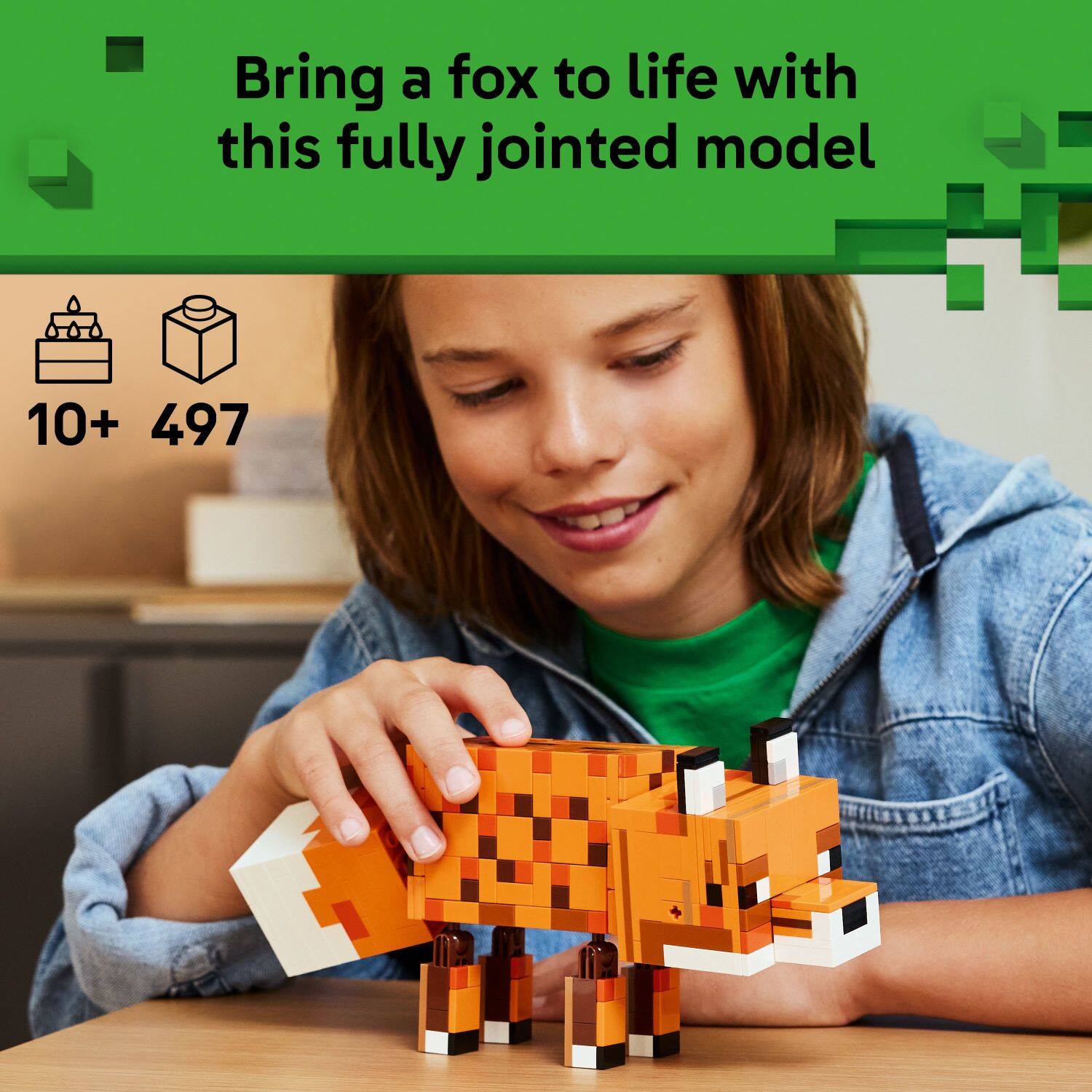 Bring a fox to life with this fully jointed model

10+ 497