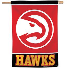 WinCraft - Atlanta Hawks 28" x 40" Team Single-Sided Vertical Banner - Multicolor