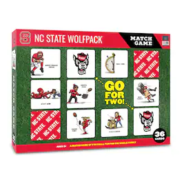 YouTheFan - NC State Wolfpack Licensed Memory Match Game - Multicolor
