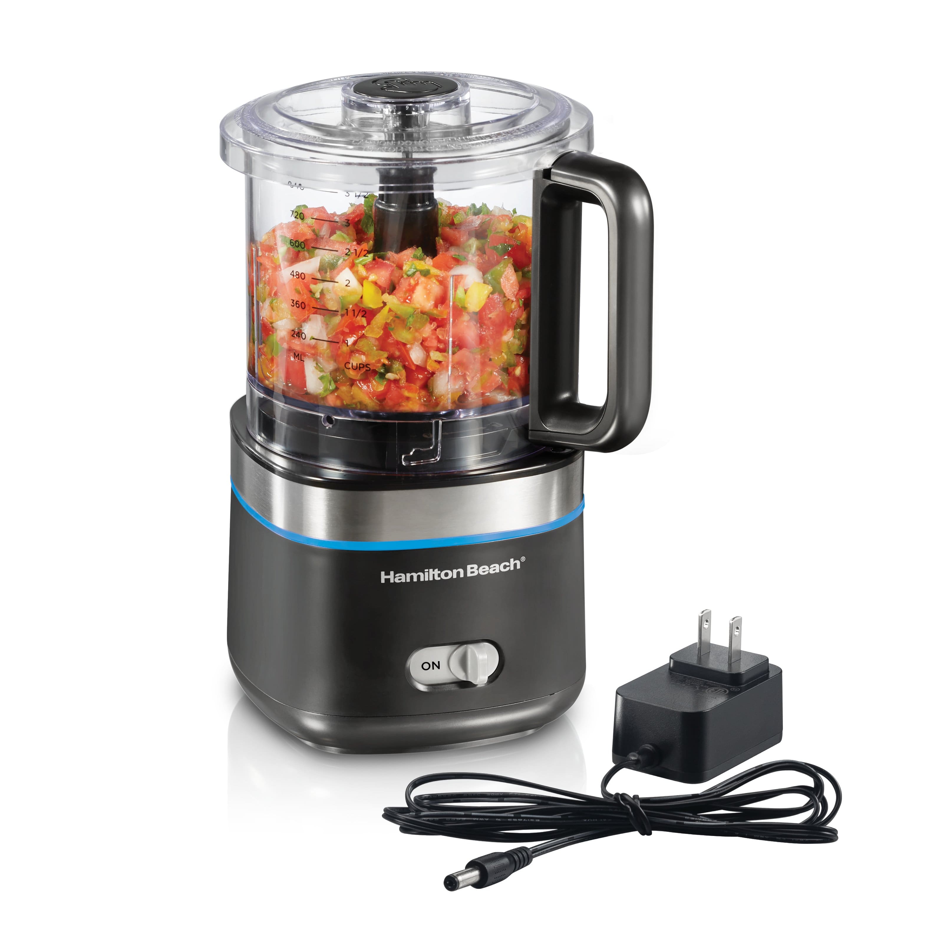 Hamilton Beach - Cordless Food Chopper - Black