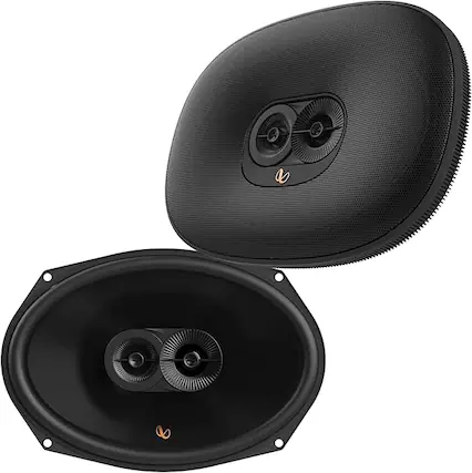 Front. Infinity - INFINITY PR9693M 6”x9” 3-way Multi-Element Speaker - Black.