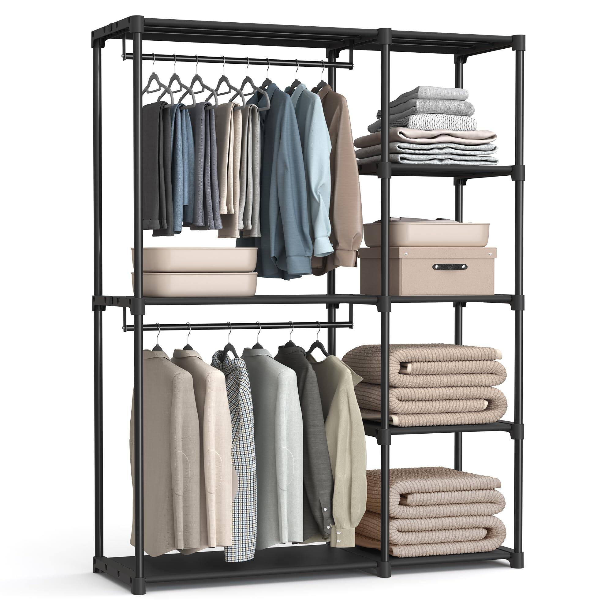 Black 48.8"L x 16.9"W x 71.7"H