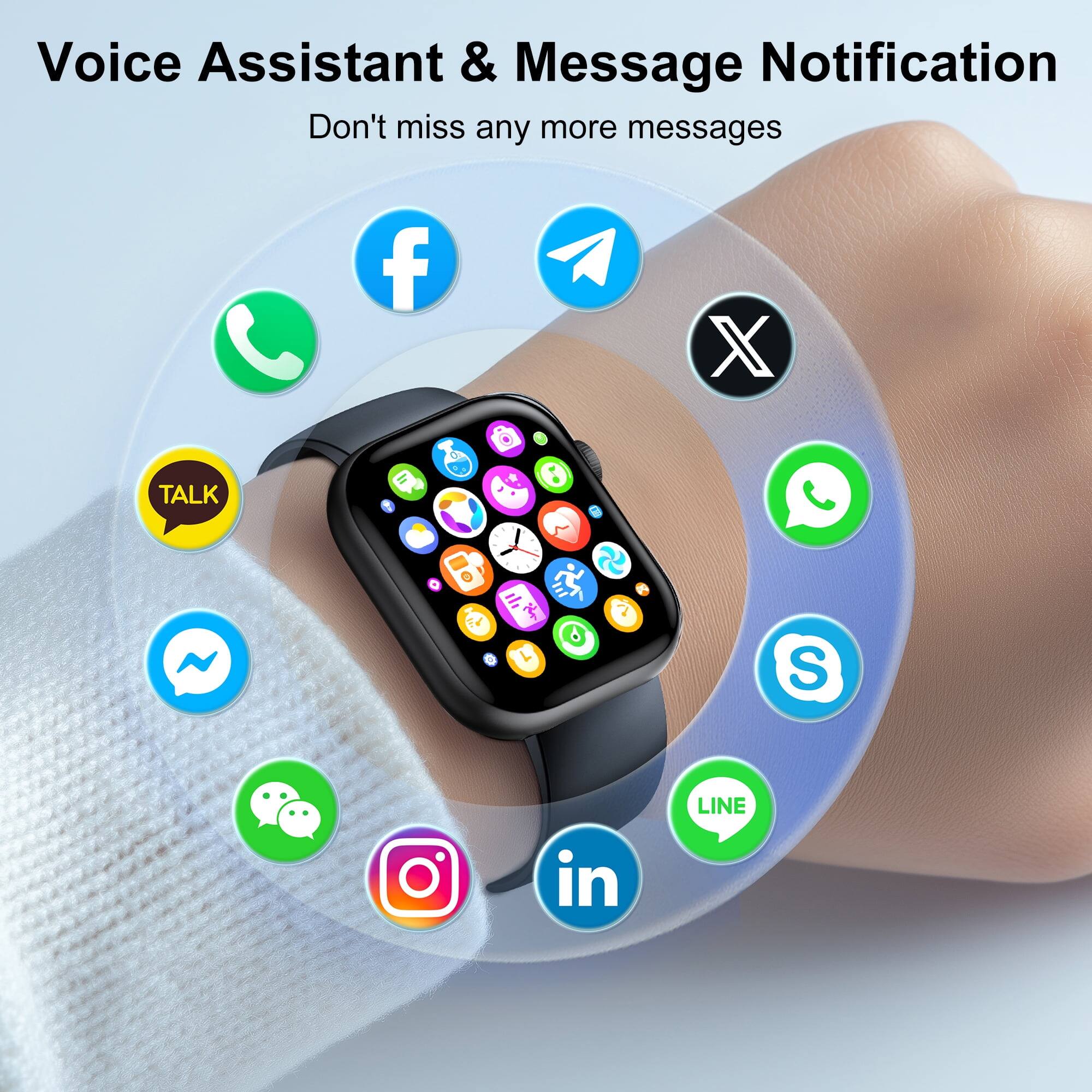 Voice Assistant & Message Notification  
Don't miss any more messages