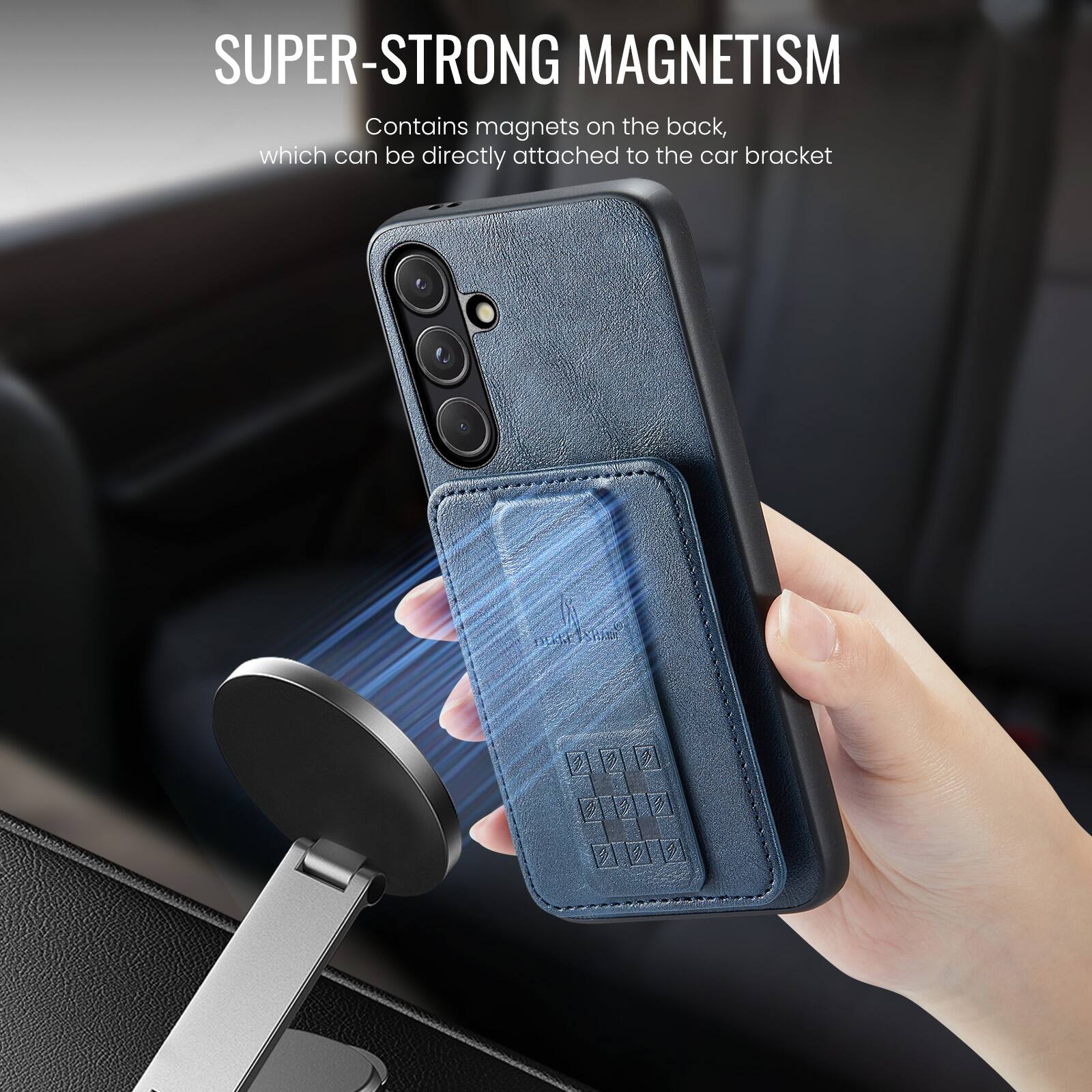 SUPER-STRONG MAGNETISM  
Contains magnets on the back, which can be directly attached to the car bracket  
SL H A E 3 9 2 3 2 6 9
