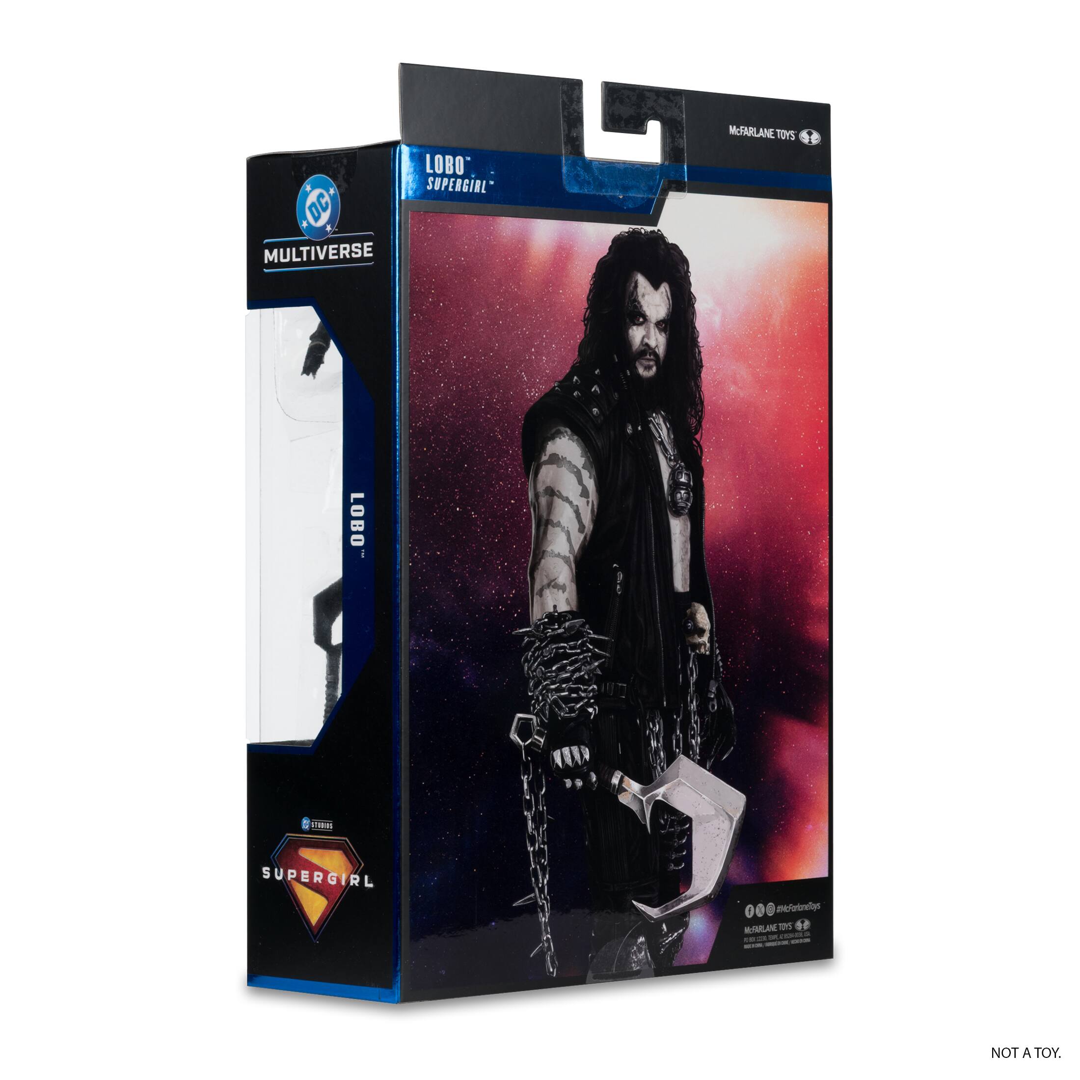 LOBO SUPERGIRL DC MULTIVERSE McFARLANE TOYS 1 LOBO IN SUPERGIRL 00 1 1 0 -eftrieas BUMUAE 15 H NOT A TOY.