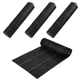 DeWitt - Sunbelt 3' Wide Weed Barrier Landscape Fabric Ground Cover, 300' (4 Pack)