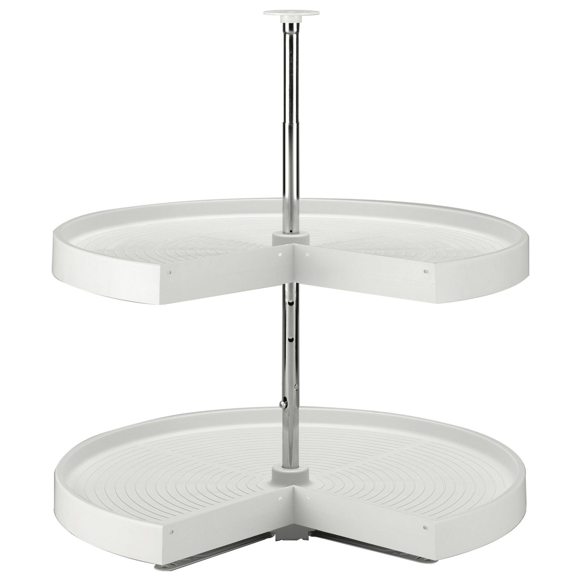 Alt View 8. Rev-A-Shelf - Rev-A-Shelf 28'' Lazy Susan Pie-Cut Polymer Two-Shelf, White, LD-2942-28-11-1 - White.