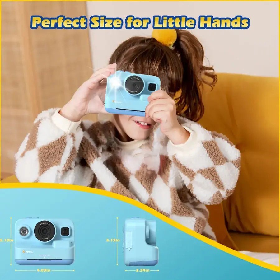 Perfect Size for Little Hands: 3.13 inches (7.95 cm) in length and 2.34 inches (5.96 cm) in width.