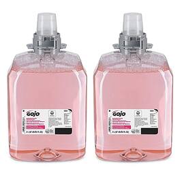GOJO - Luxury Foaming Hand Soap Refill for FMX 20 Dispenser, Cranberry Scent, 2000 ml., 2/Carton - Pink